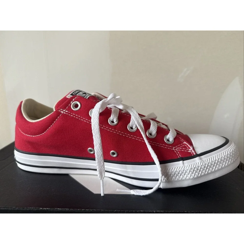 Converse Chuck Taylor All Star Street Slip-On Sneakers Low Red Mens 9.5 Wom 11.5